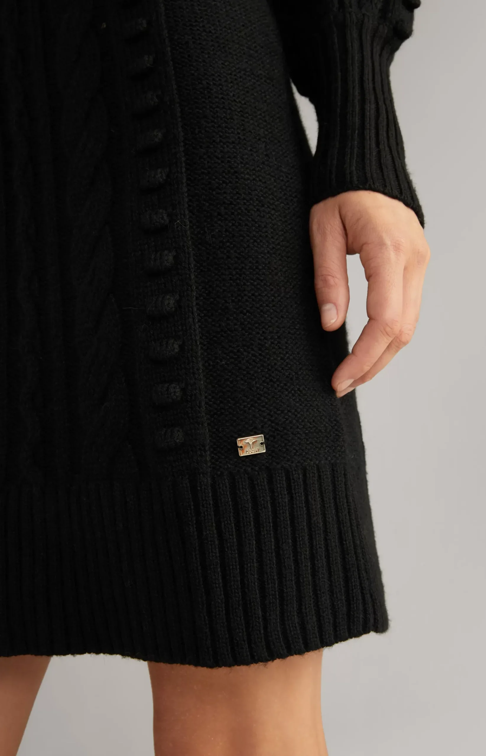 Knitted Dress in Black