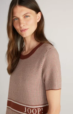 Knitted Dress in Brown
