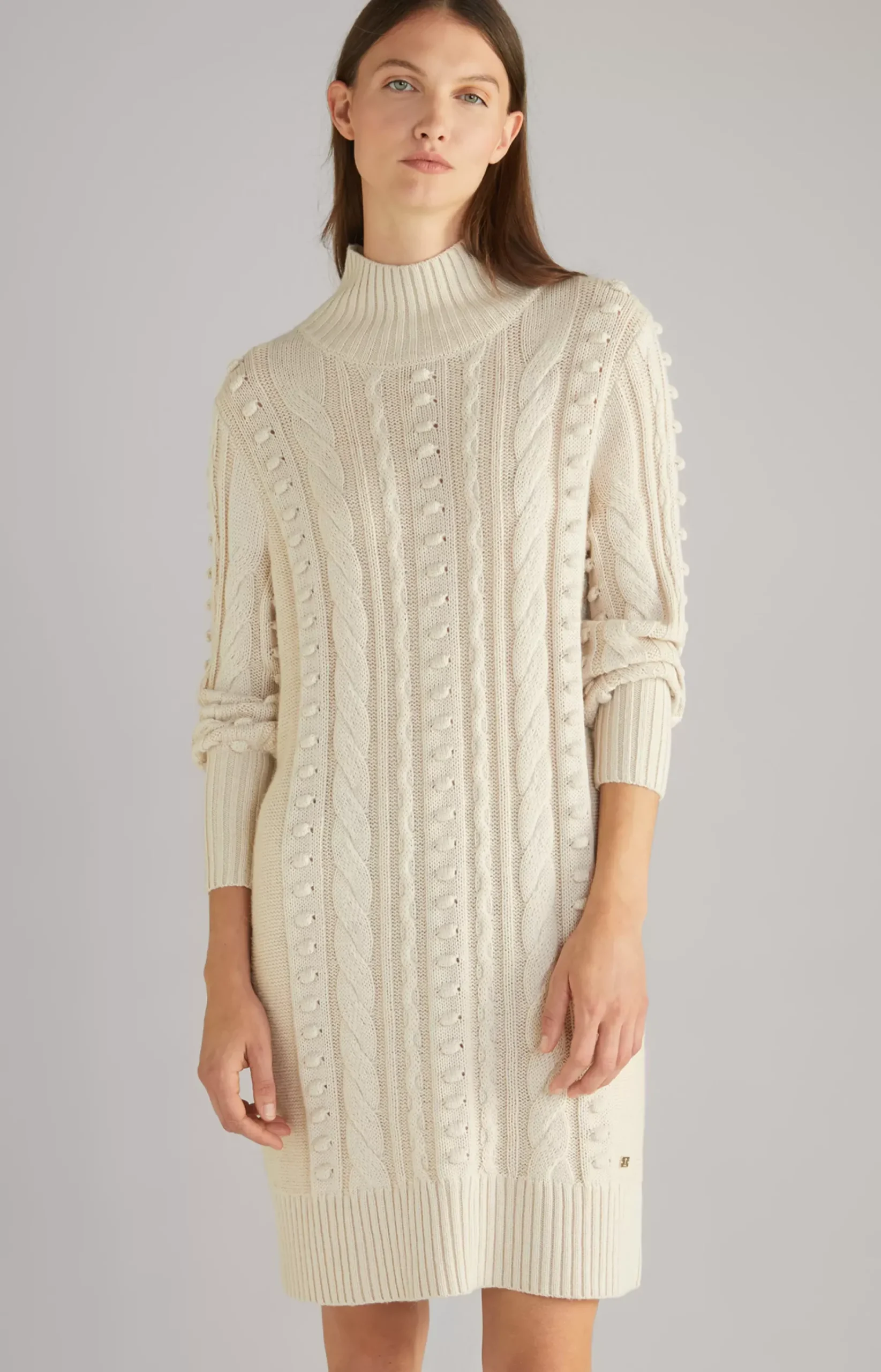 Knitted Dress in Off-White