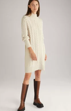 Knitted Dress in Off-White