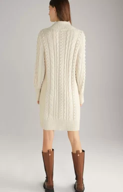 Knitted Dress in Off-White