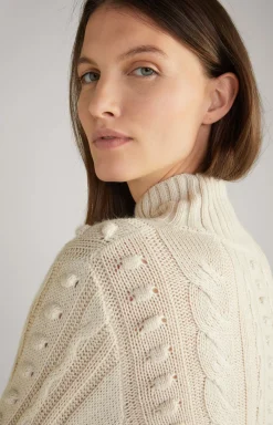 Knitted Dress in Off-White