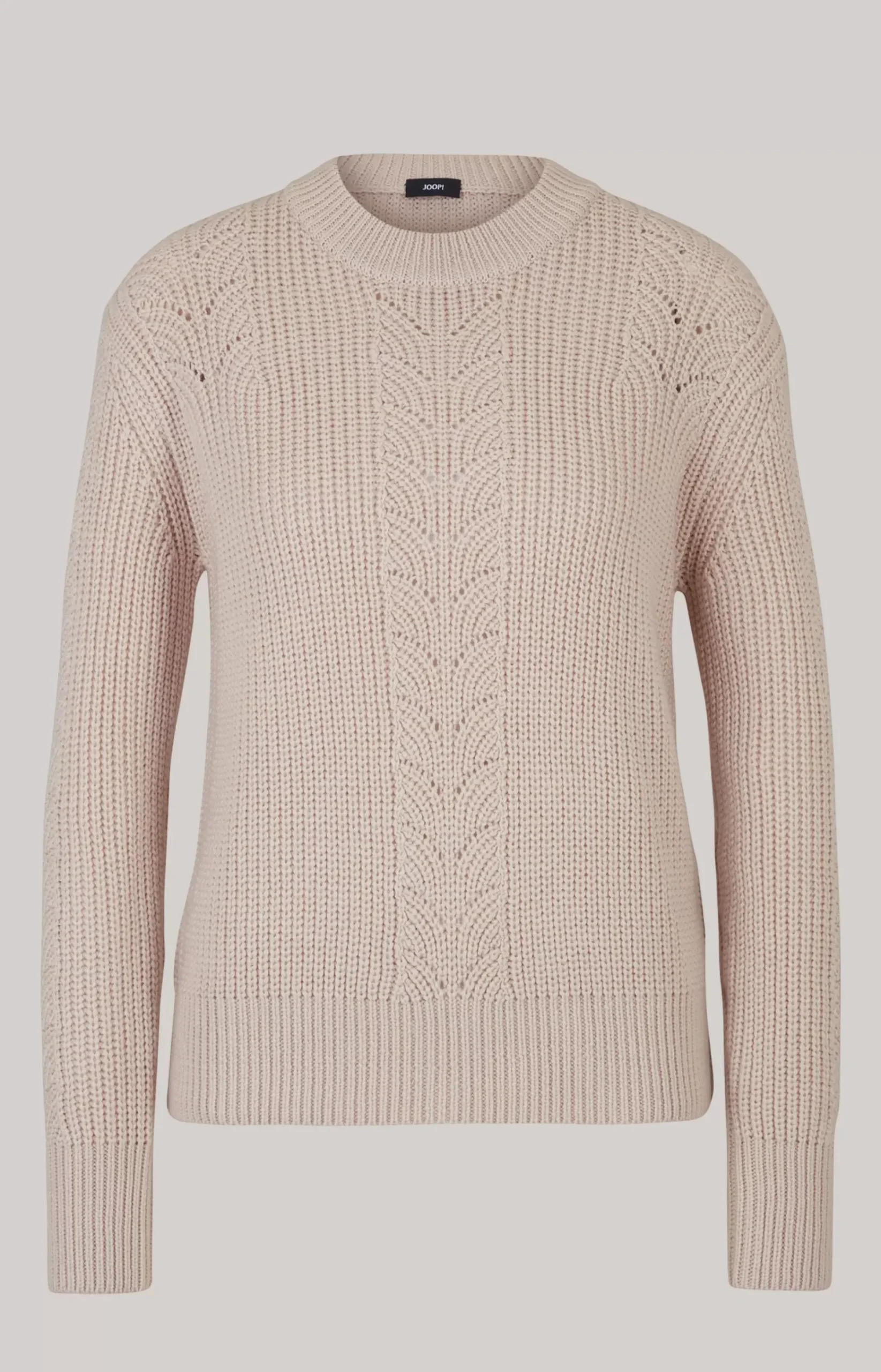 Knitted Pullover in Champagne