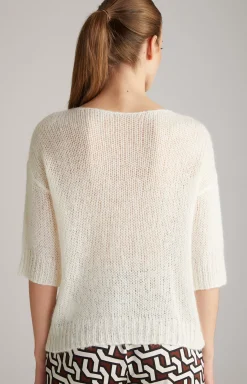 Knitted Sweater in Cream