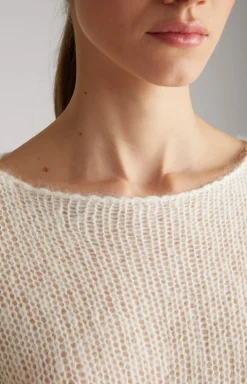 Knitted Sweater in Cream