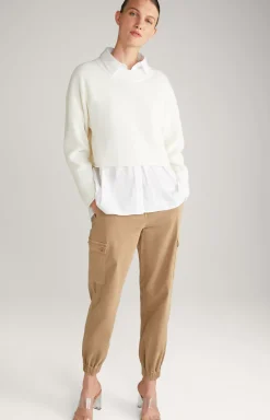 Knitted Sweater in Cream