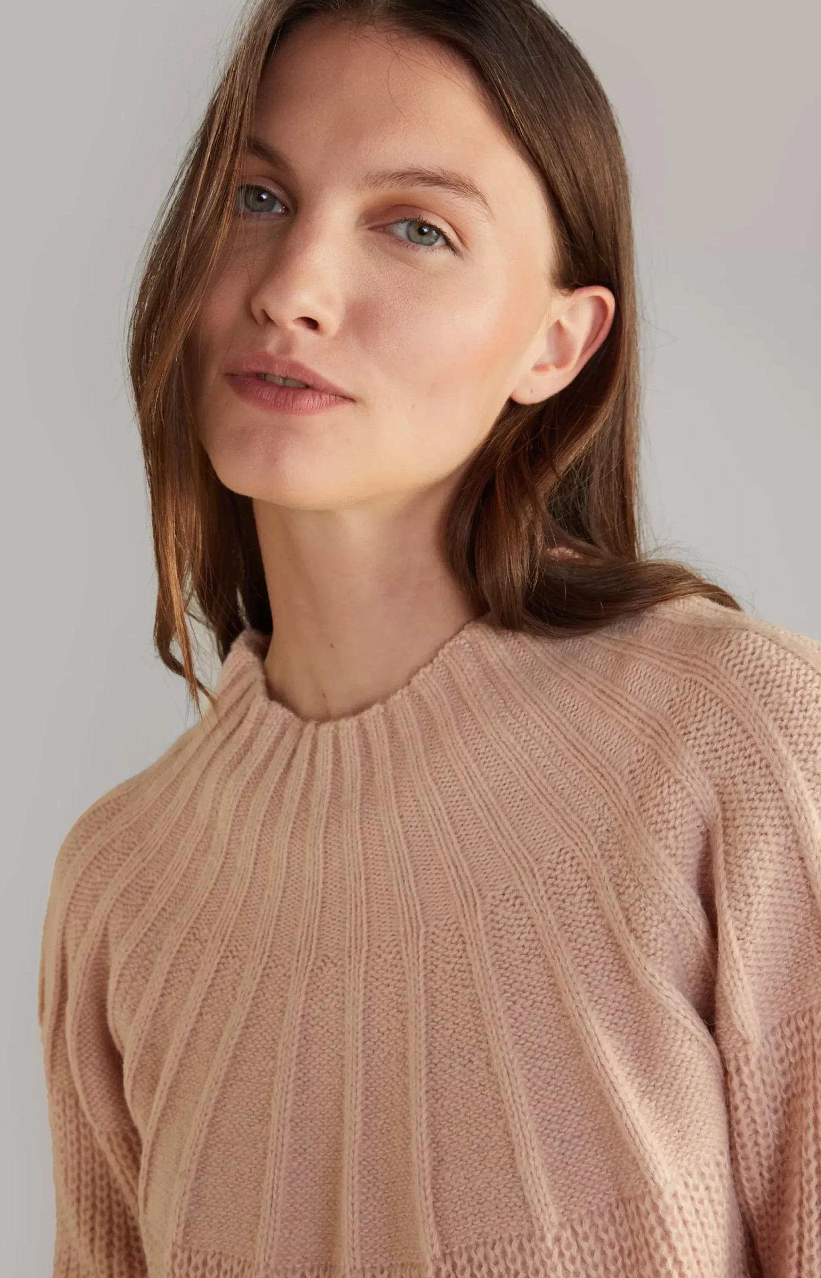 Knitted Sweater in Pink