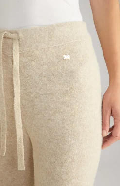 Knitted Trousers in Beige