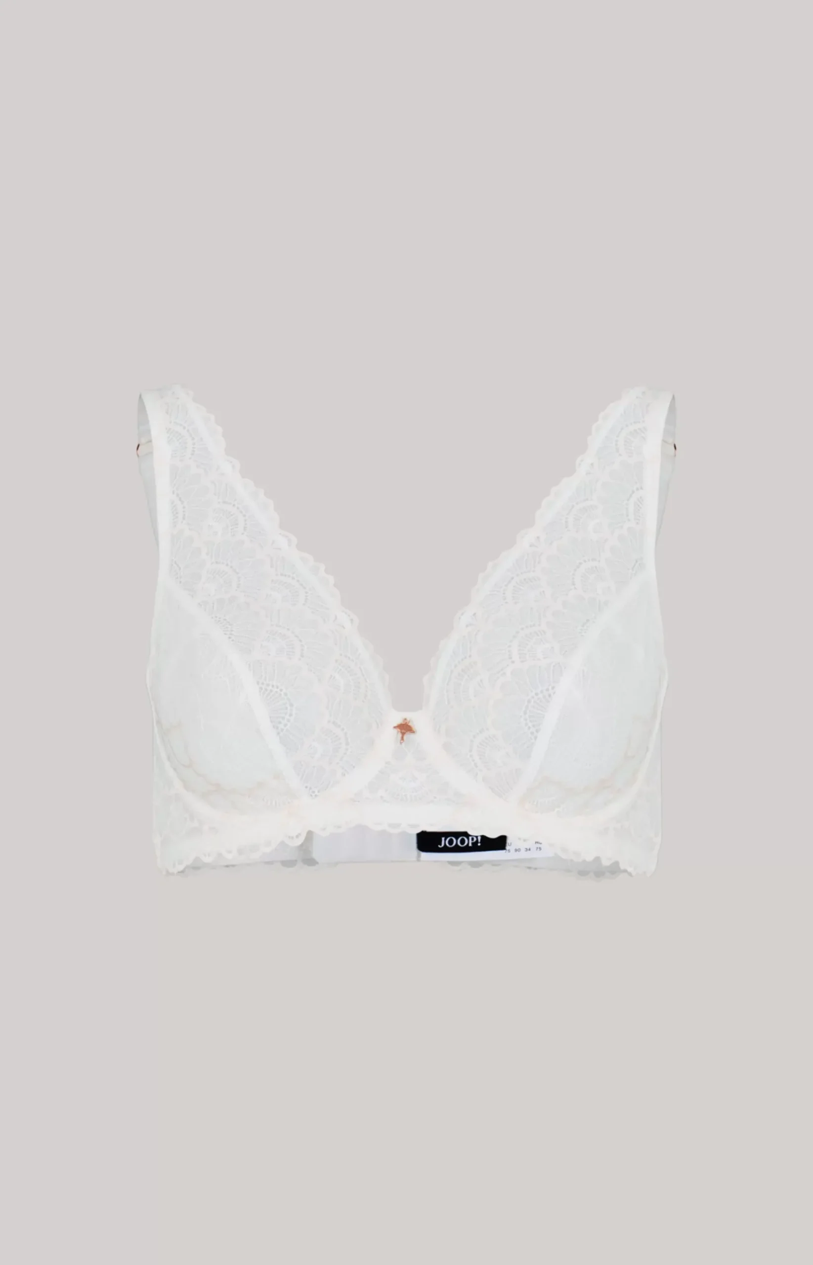 Lace bra in Ecru/Blush-Rosé