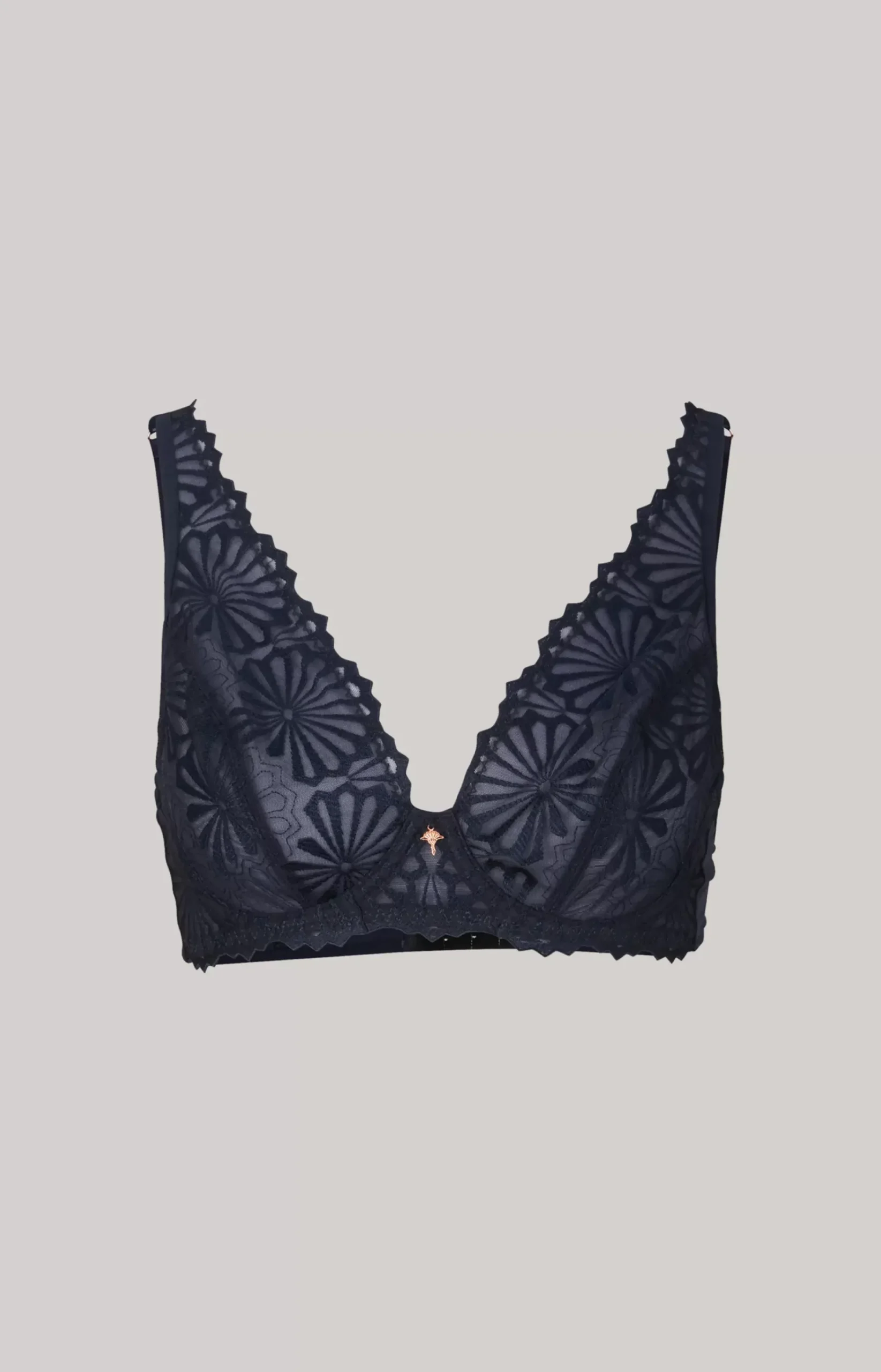 Lace bra in Midnight Blue