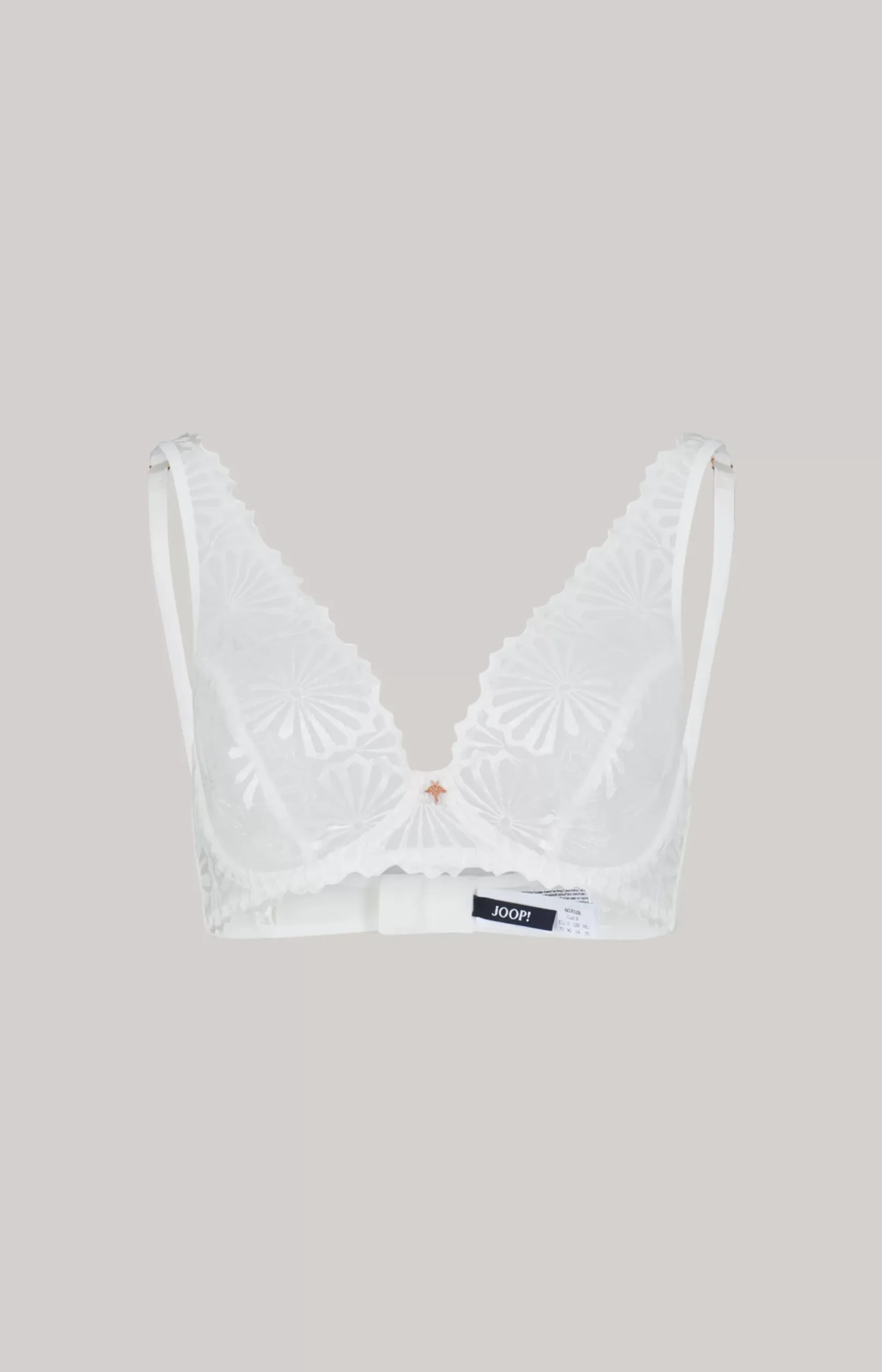 Lace bra in White