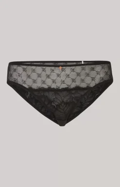 Lace Briefs in Black