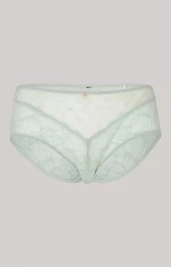 Lace Hipster Panties in Sea Grass