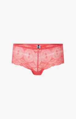 Lace panties in red