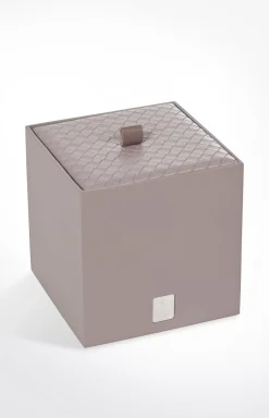 Large Bathline cosmetics box, grey-rosé