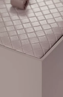 Large Bathline cosmetics box, grey-rosé