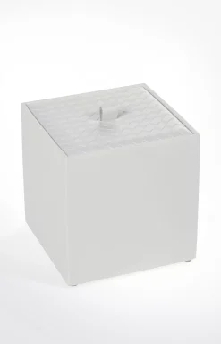 Large Bathline White Cosmetic Box,
