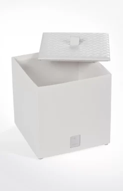 Large Bathline White Cosmetic Box,