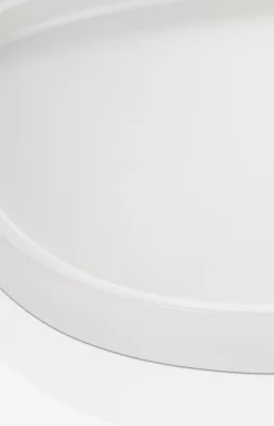 Large Crystal Line tray in white