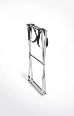 Large Homeline, side table, black/silver