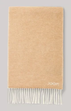 Larsen Wool Scarf in Beige