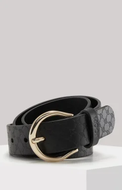 Leather Belt in Black