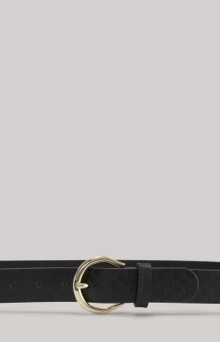 Leather Belt in Black