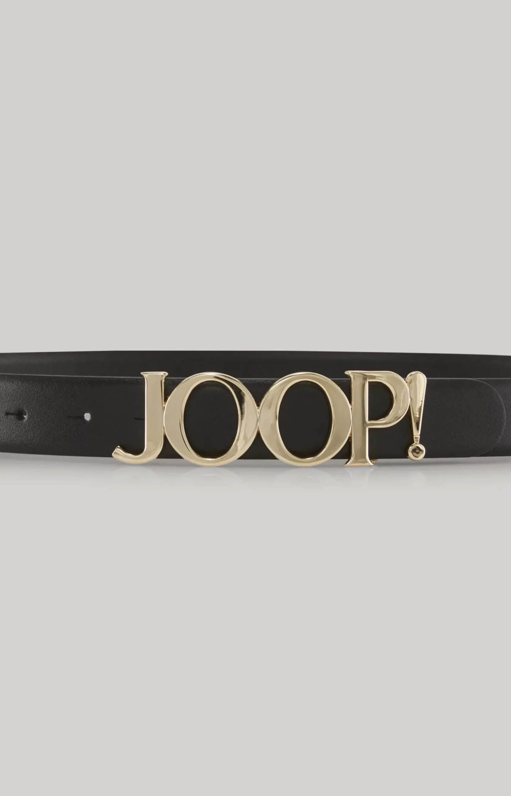 Leather Belt in Black