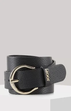 Leather Belt in Black