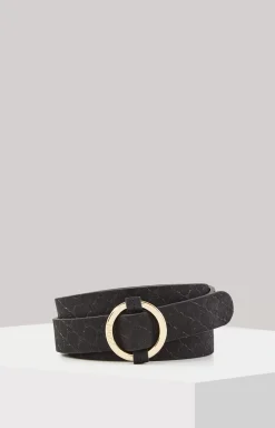 Leather Belt in Black