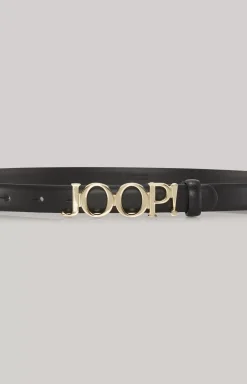 Leather Belt in Black
