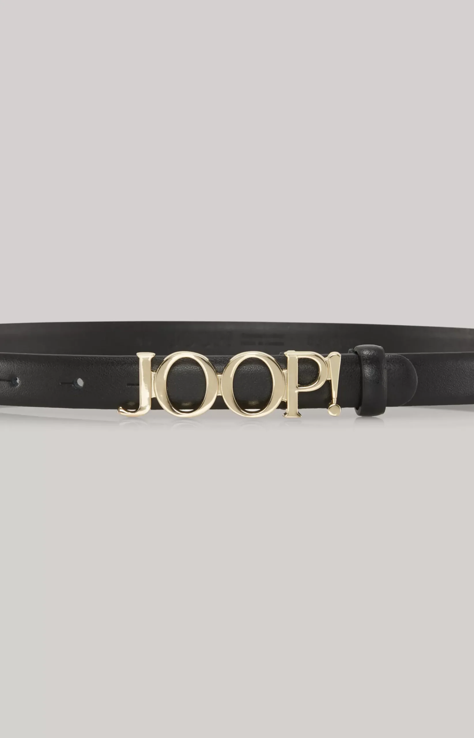 Leather Belt in Black