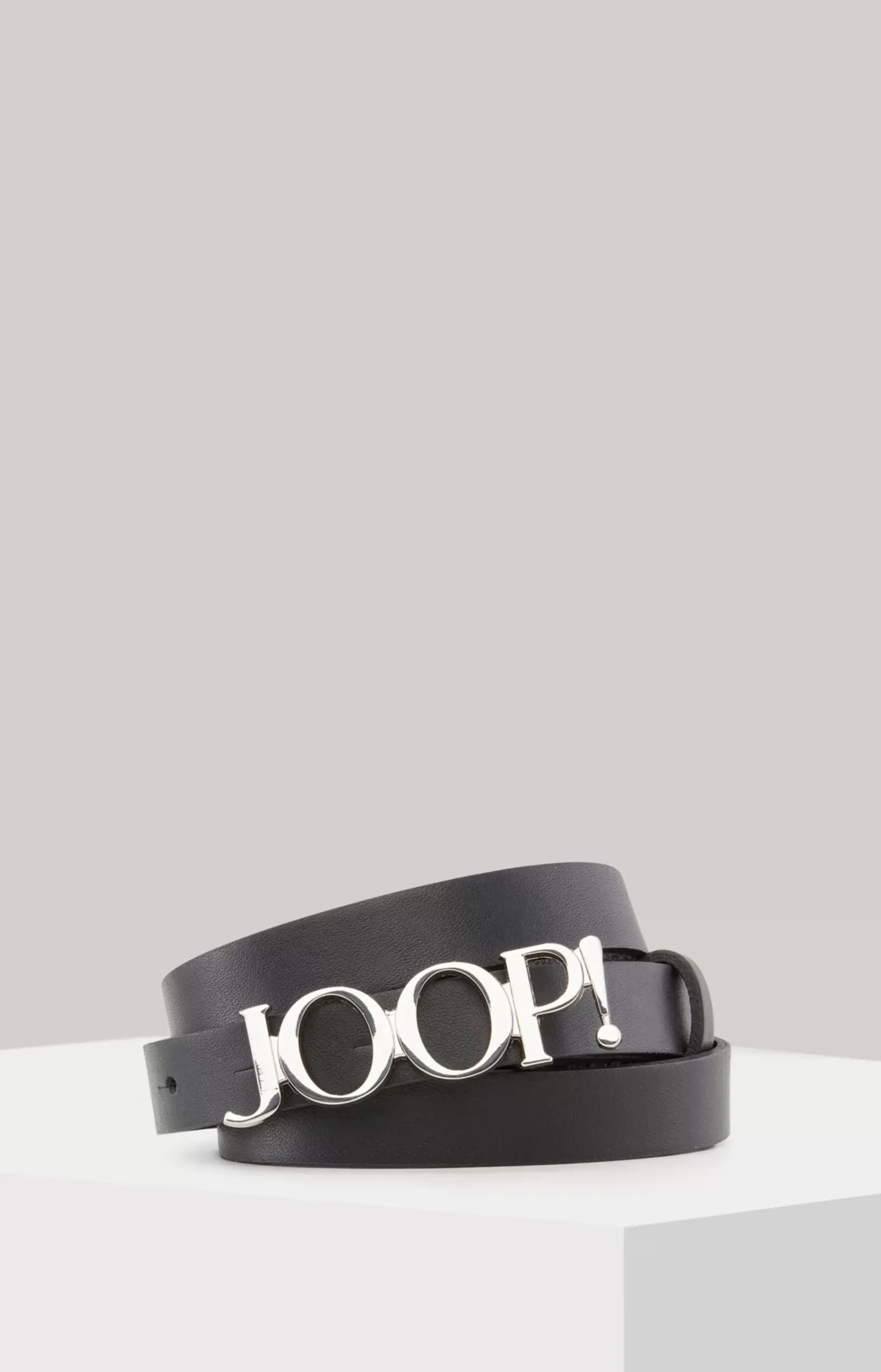 Leather Belt in Black