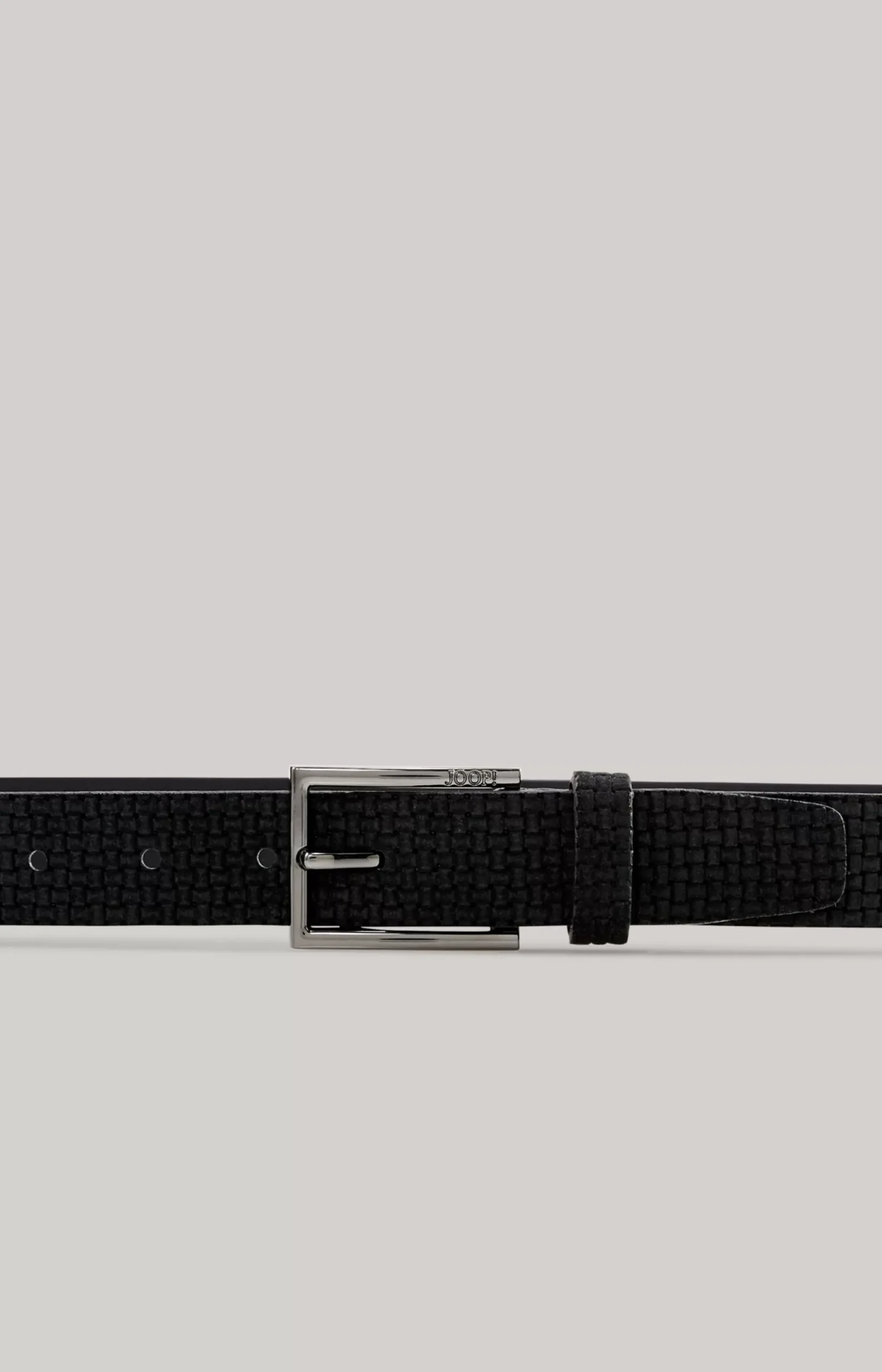 Leather Belt in Black