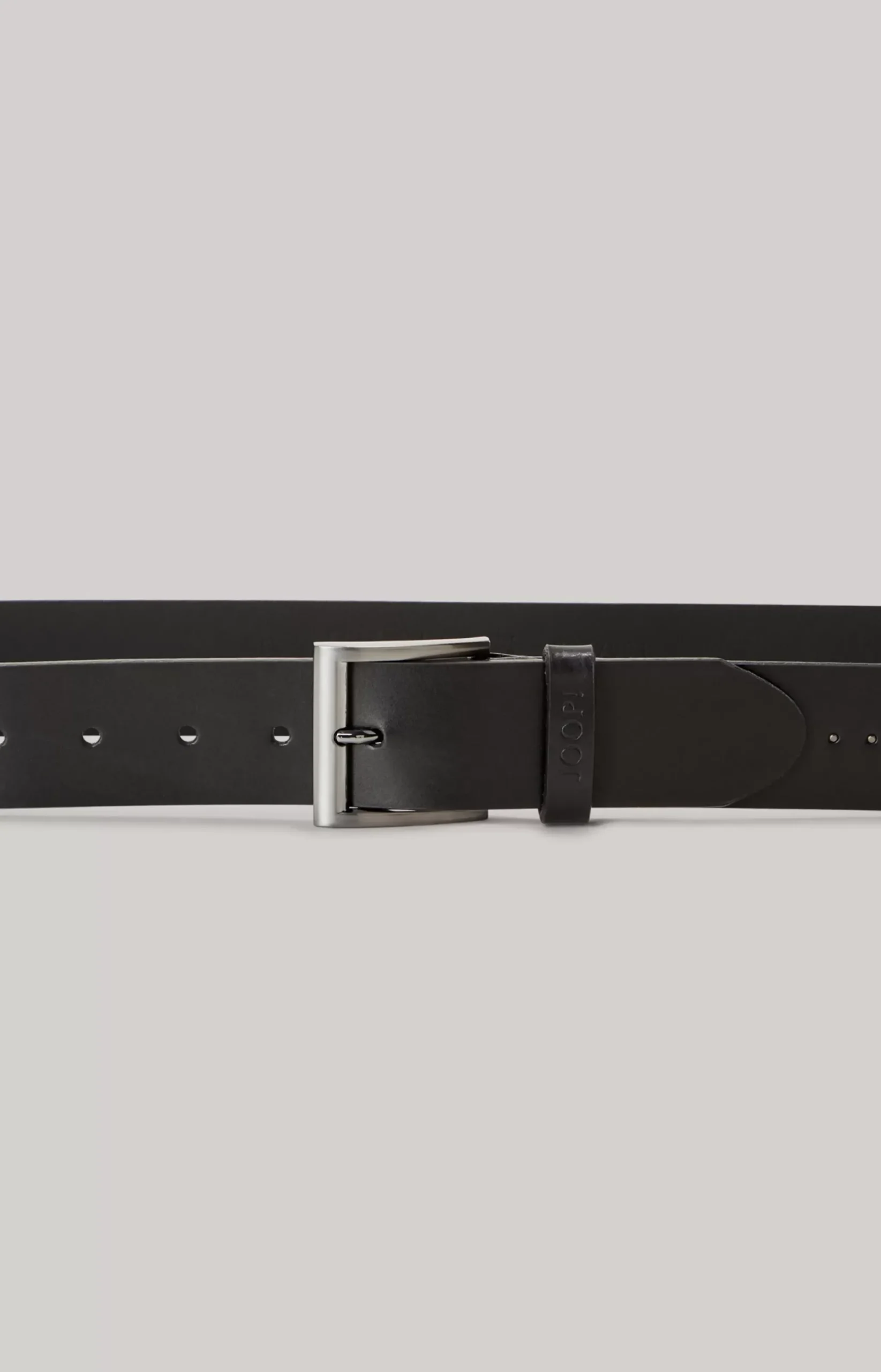 Leather Belt in Black