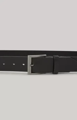 Leather Belt in Black