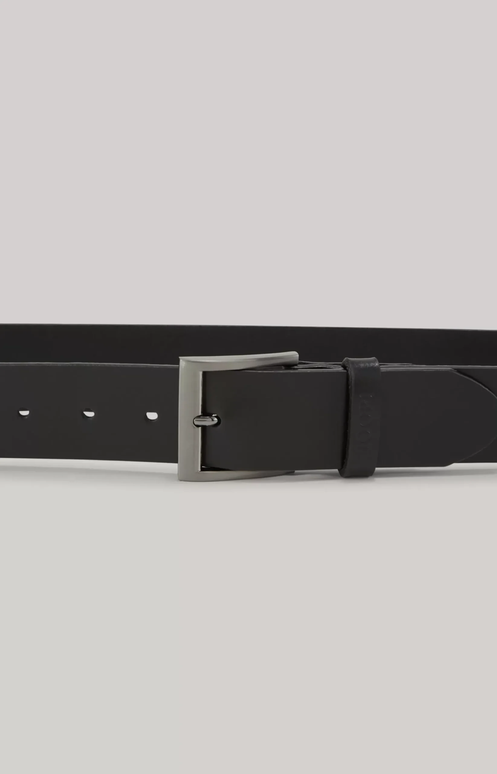 Leather Belt in Black