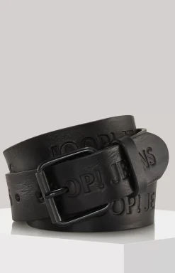 Leather Belt in Black