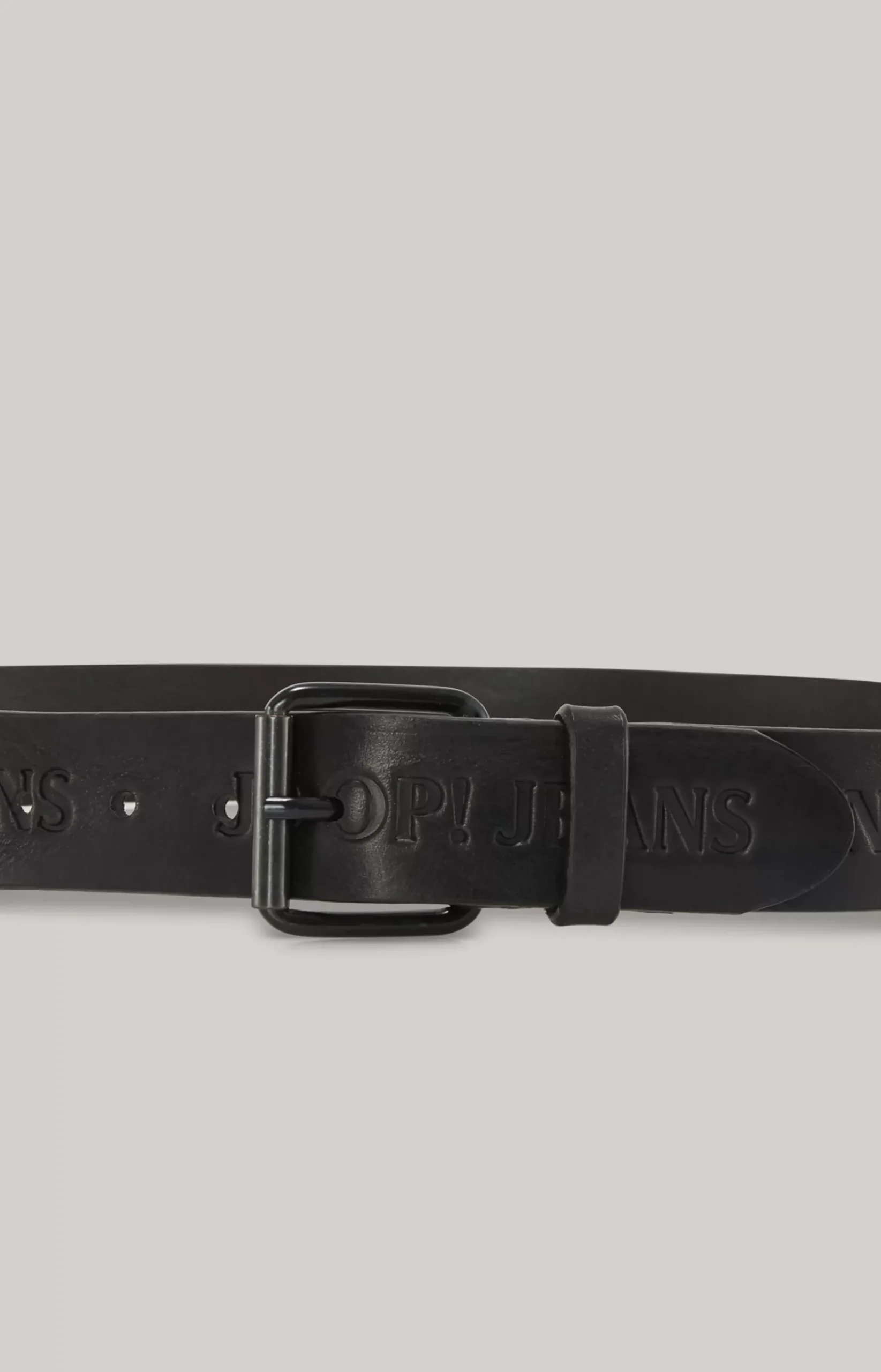 Leather Belt in Black
