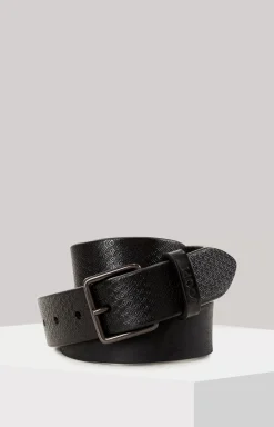 Leather Belt in Black