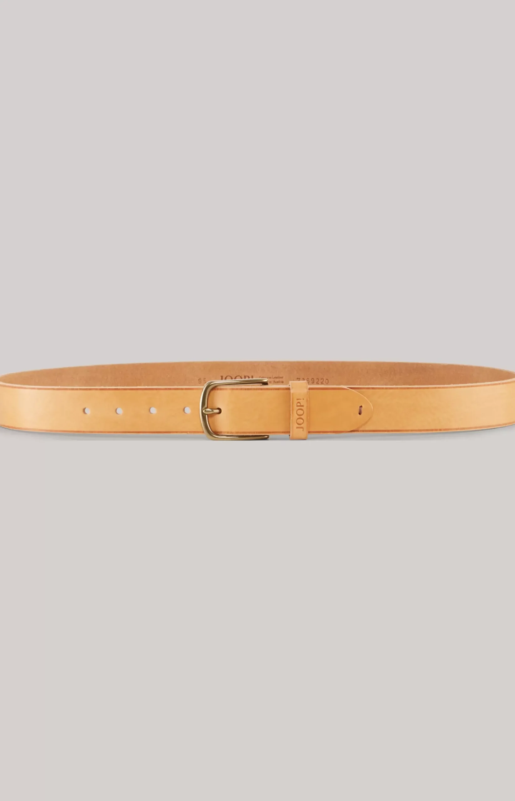 Leather Belt in Cognac