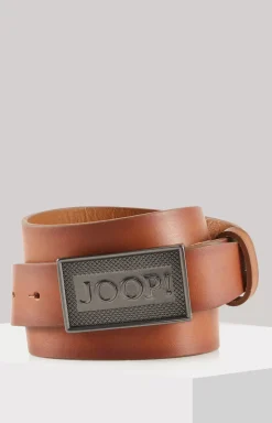 Leather Belt in Cognac