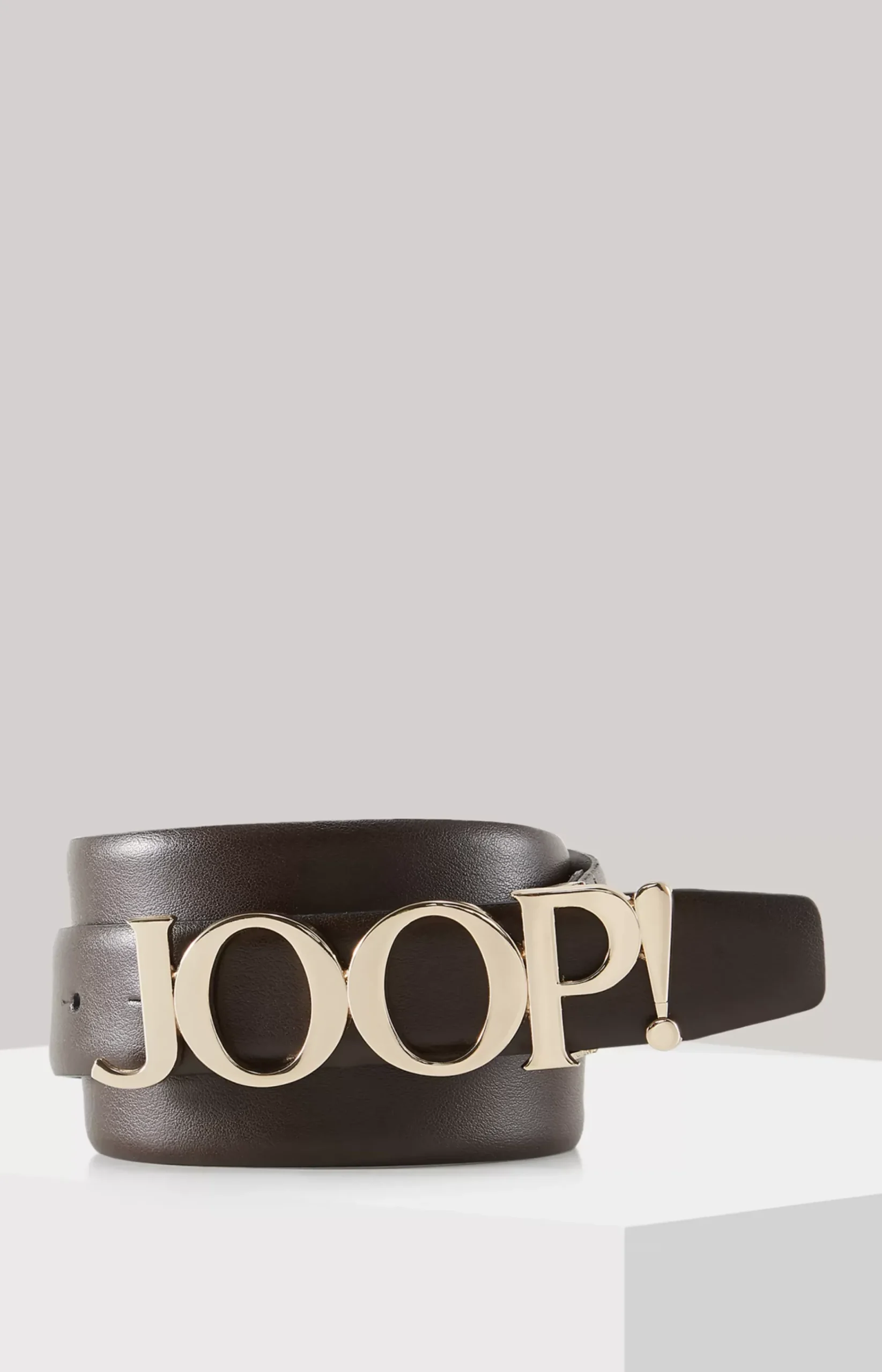 Leather Belt in Dark Brown