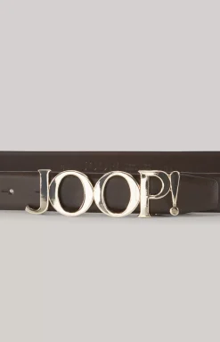 Leather Belt in Dark Brown
