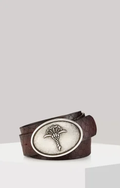 Leather Belt in Dark Brown
