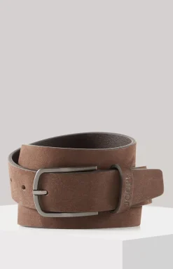 Leather Belt in Dark Brown