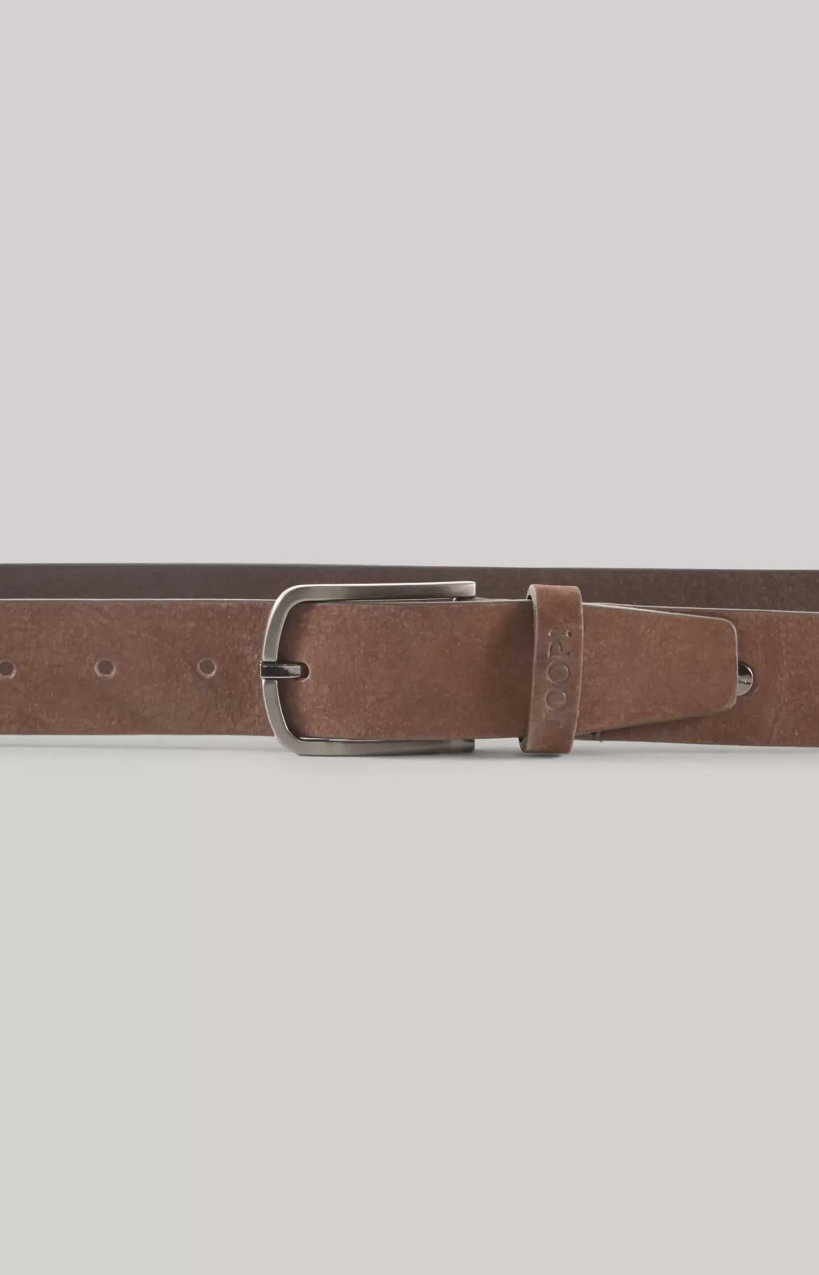 Leather Belt in Dark Brown