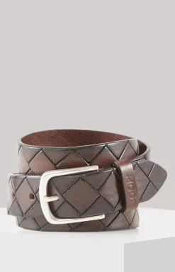 Leather Belt in Dark Brown