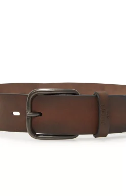 Leather Belt in Dark Brown