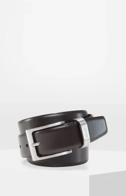 Leather Belt in Dark Brown